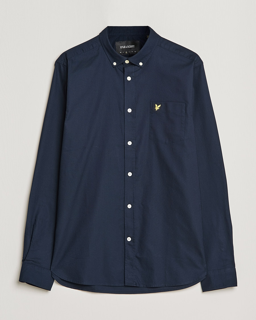 Hombres | Camisas | Lyle & Scott | Lightweight Oxford Shirt Navy
