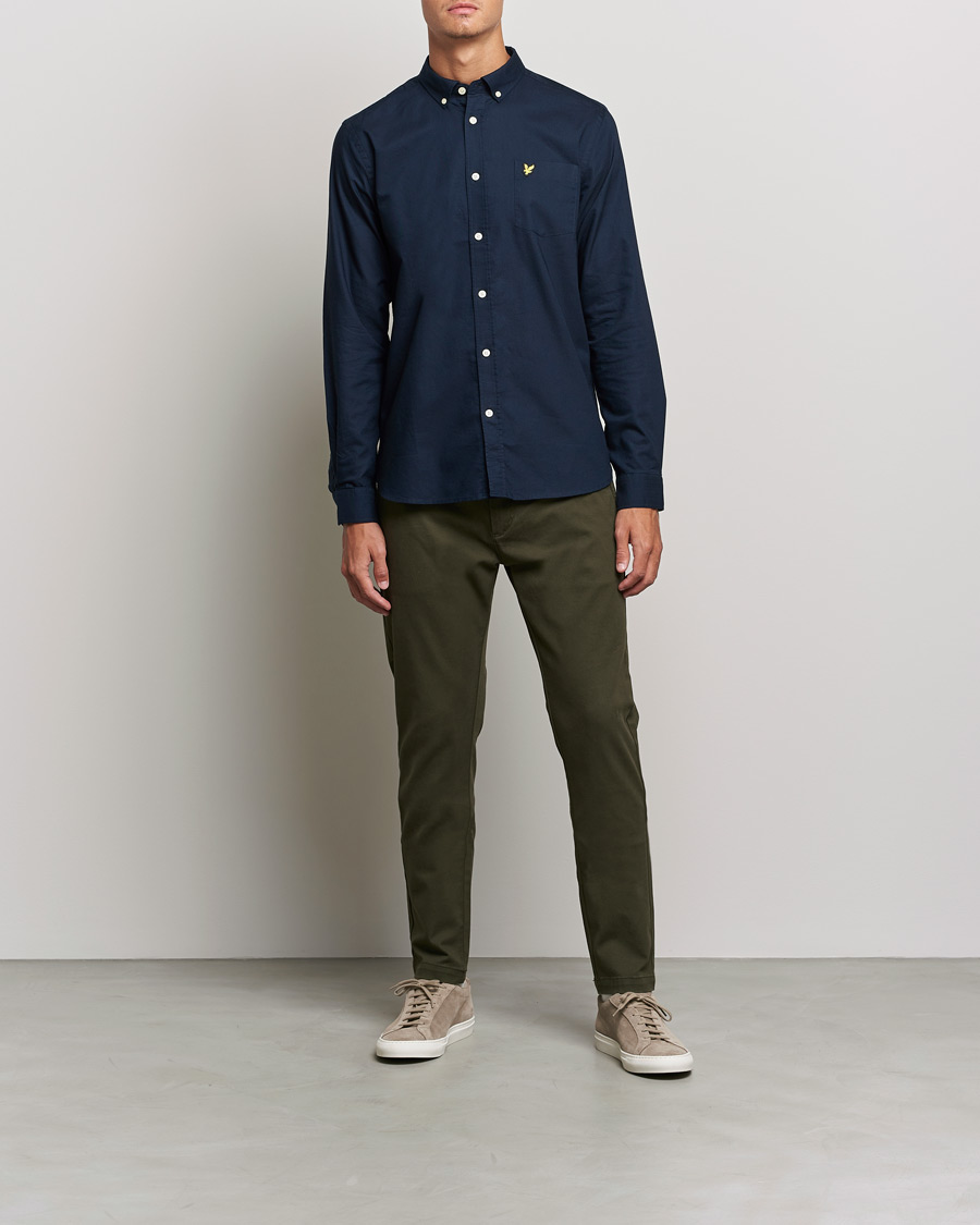 Hombres | Camisas | Lyle & Scott | Lightweight Oxford Shirt Navy