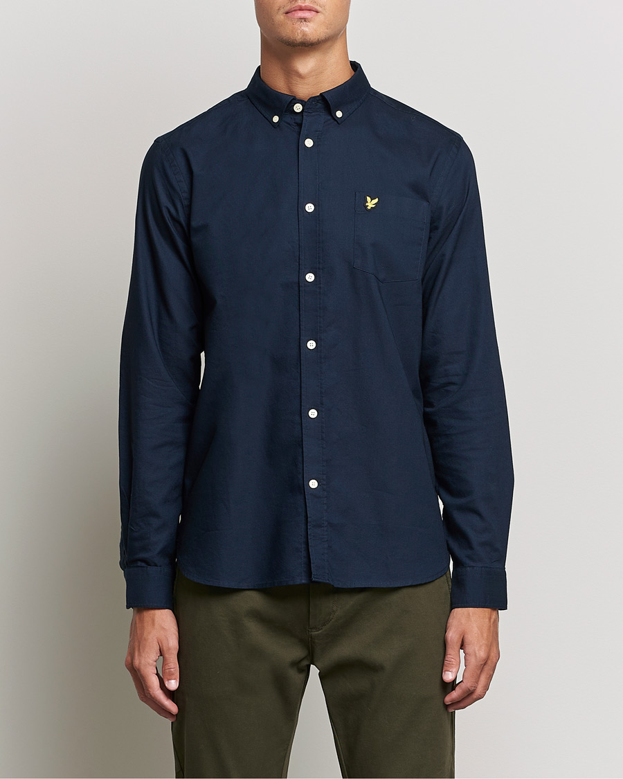 Hombres | Camisas oxford | Lyle & Scott | Lightweight Oxford Shirt Navy