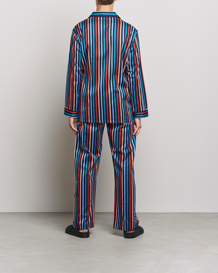 Hombres | Pijamas y batas | Derek Rose | Striped Cotton Pyjama Set Multi