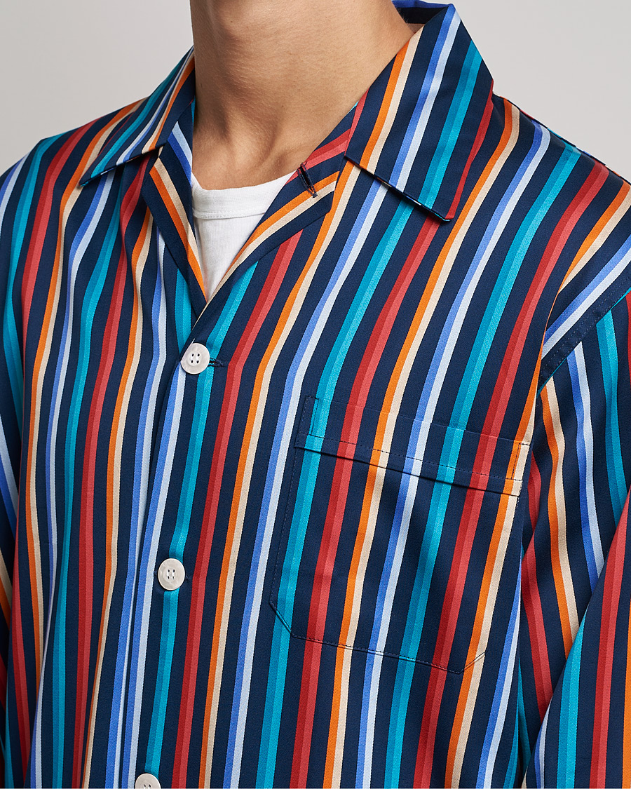 Hombres | Pijamas y batas | Derek Rose | Striped Cotton Pyjama Set Multi