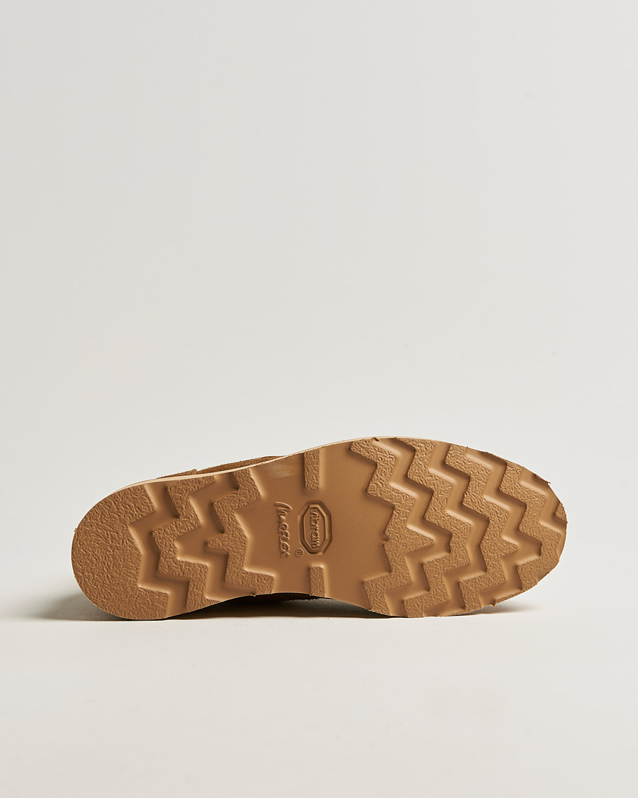 Hombres | Sanders Wilson Unlined Apron Boot Tobacco Suede | Sanders | Wilson Unlined Apron Boot Tobacco Suede