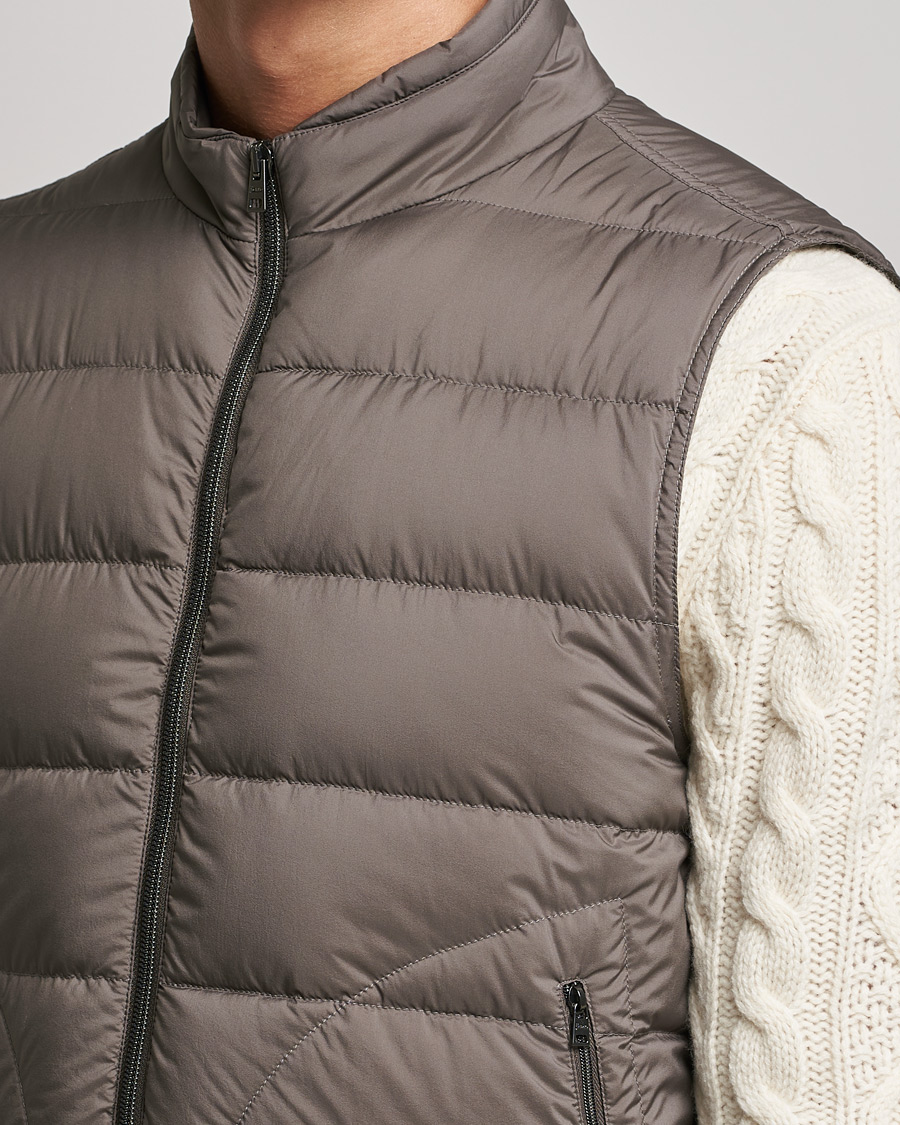 Hombres | Abrigos y chaquetas | Herno | Nuage Down Vest Taupe