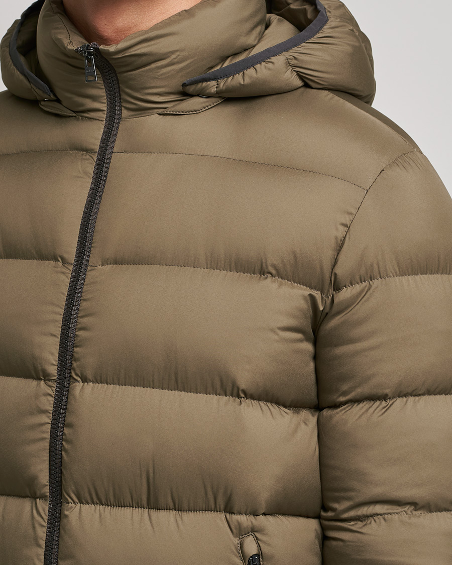 Hombres | Abrigos y chaquetas | Herno | Matt Nylon Down Jacket Military Green