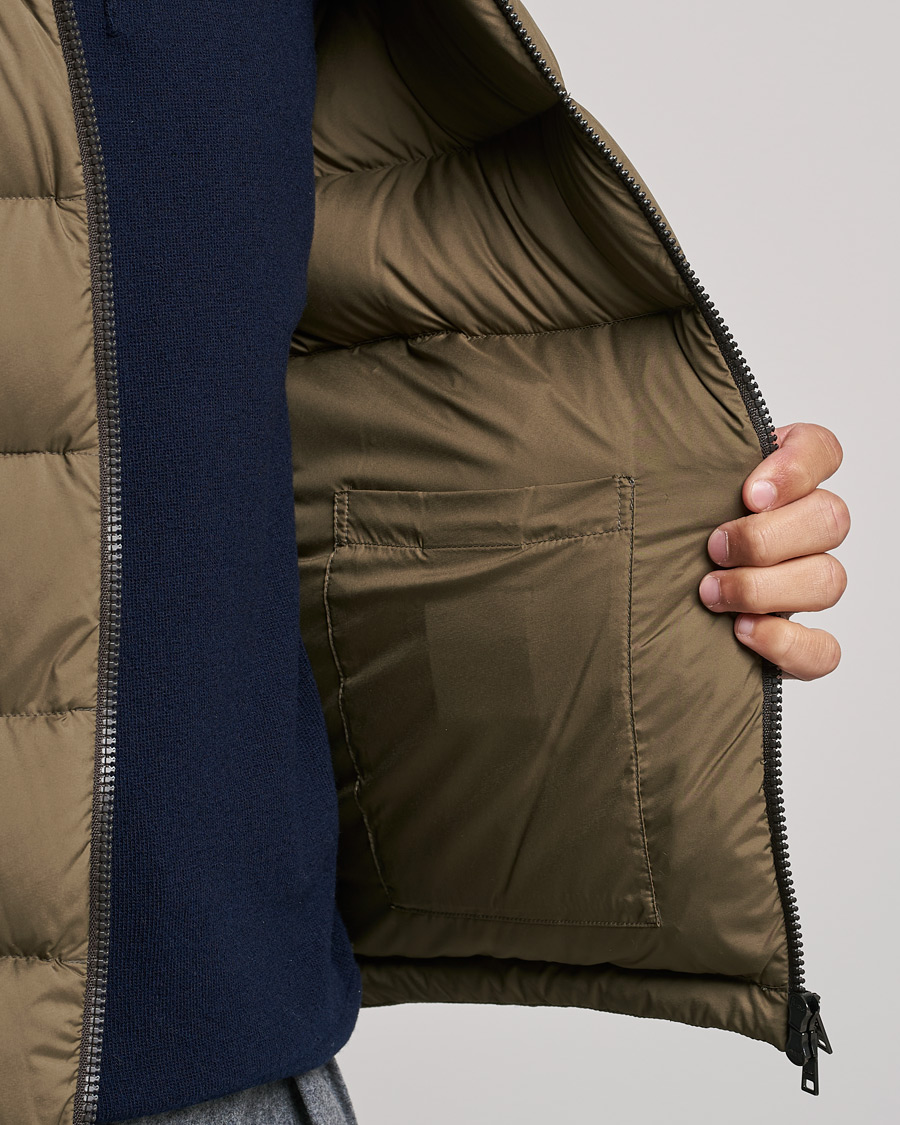 Hombres | Abrigos y chaquetas | Herno | Matt Nylon Down Jacket Military Green