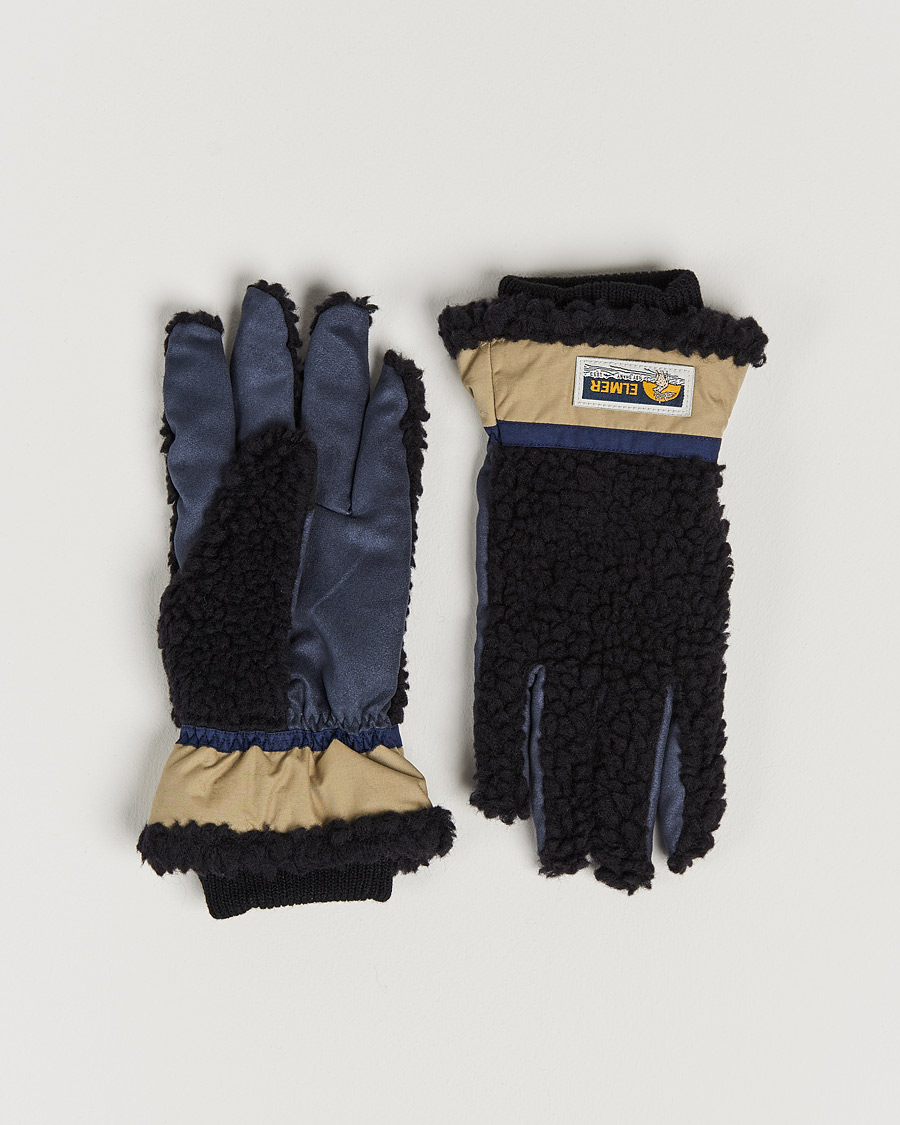 Hombres | Elmer by Swany Sota Wool Teddy Gloves Black | Elmer by Swany | Sota Wool Teddy Gloves Black