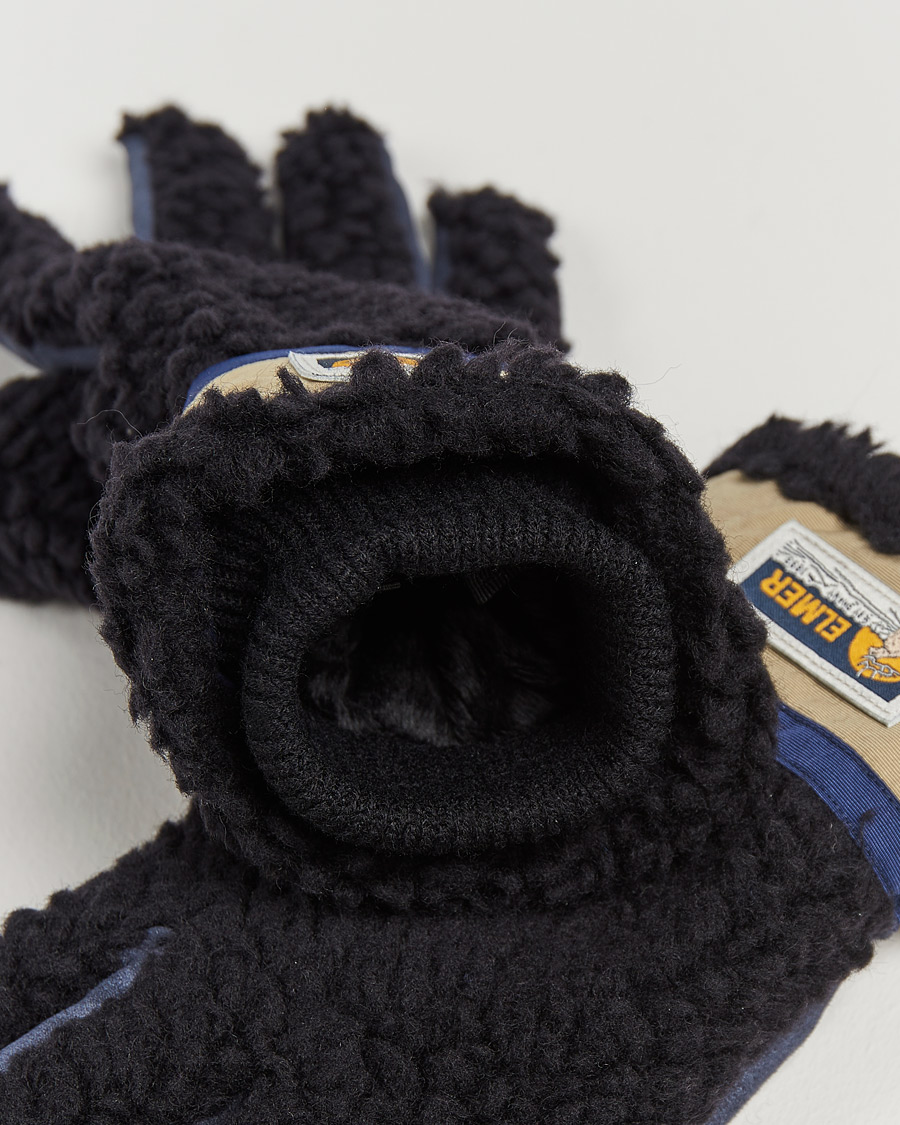 Hombres | Elmer by Swany Sota Wool Teddy Gloves Black | Elmer by Swany | Sota Wool Teddy Gloves Black