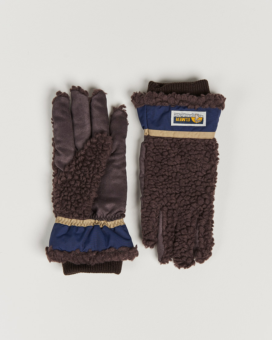 Hombres | Elmer by Swany Sota Wool Teddy Gloves Brown | Elmer by Swany | Sota Wool Teddy Gloves Brown