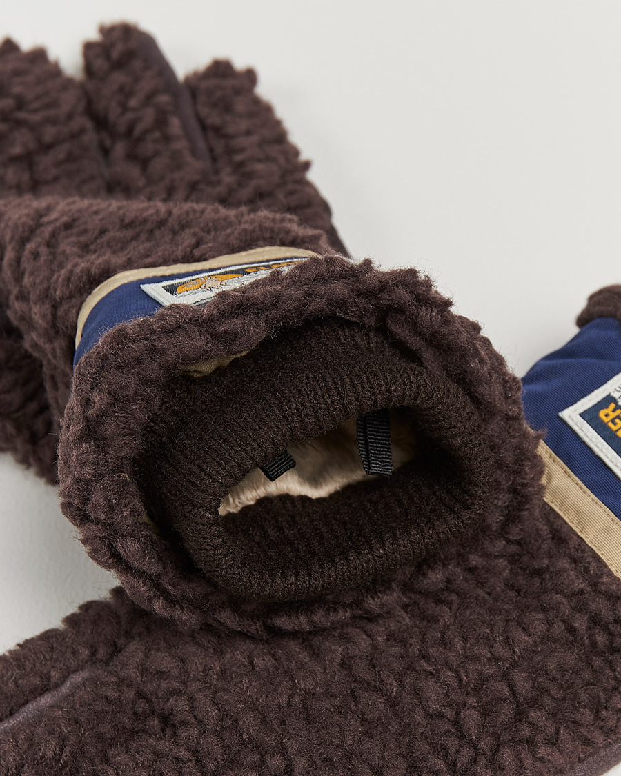 Hombres | Elmer by Swany Sota Wool Teddy Gloves Brown | Elmer by Swany | Sota Wool Teddy Gloves Brown
