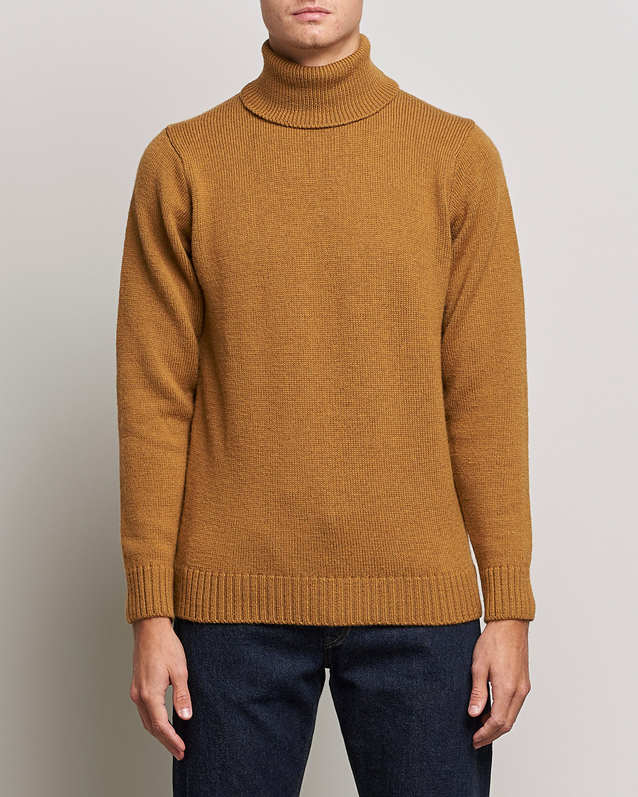Hombres | Jerséis y prendas de punto | Peregrine | Maker´s Stitch Merino Polo Wheat