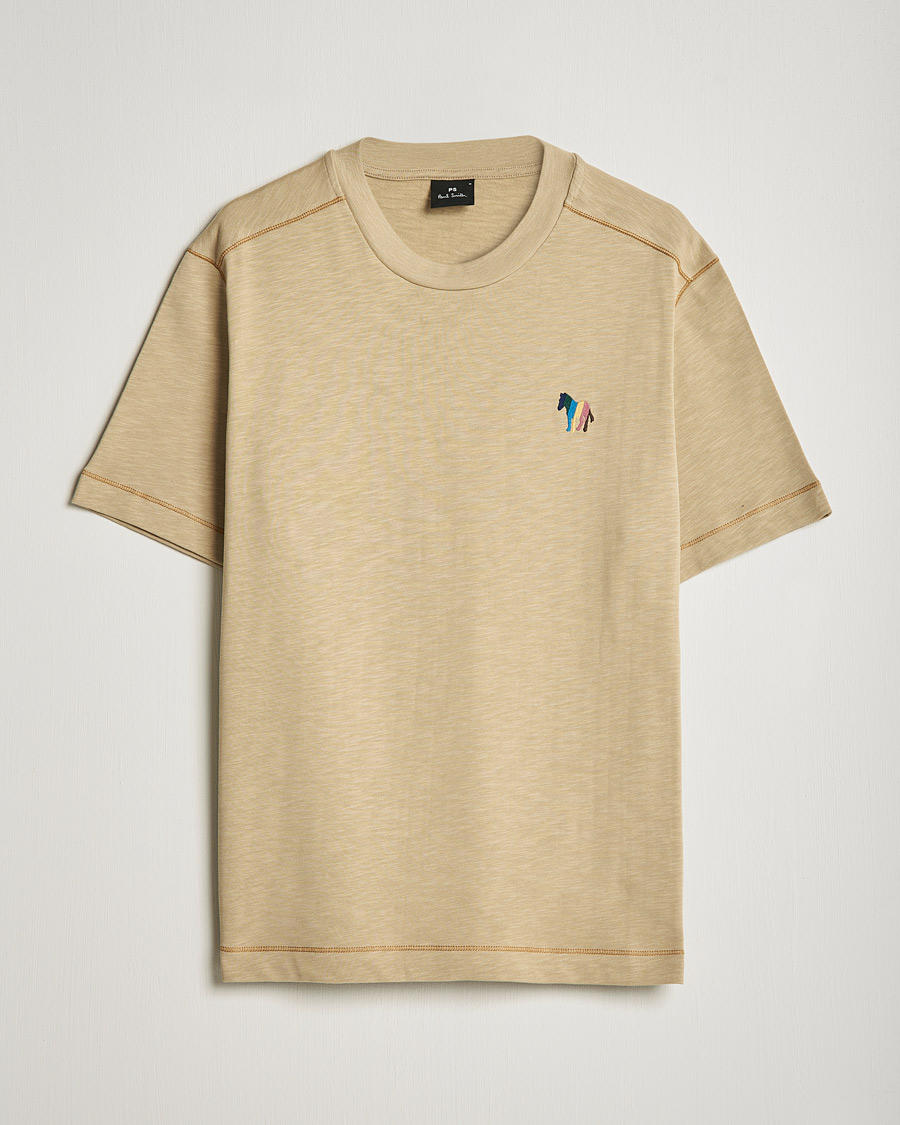 Hombres | Camisetas | PS Paul Smith | Zebra Organic Cotton T-Shirt Sand