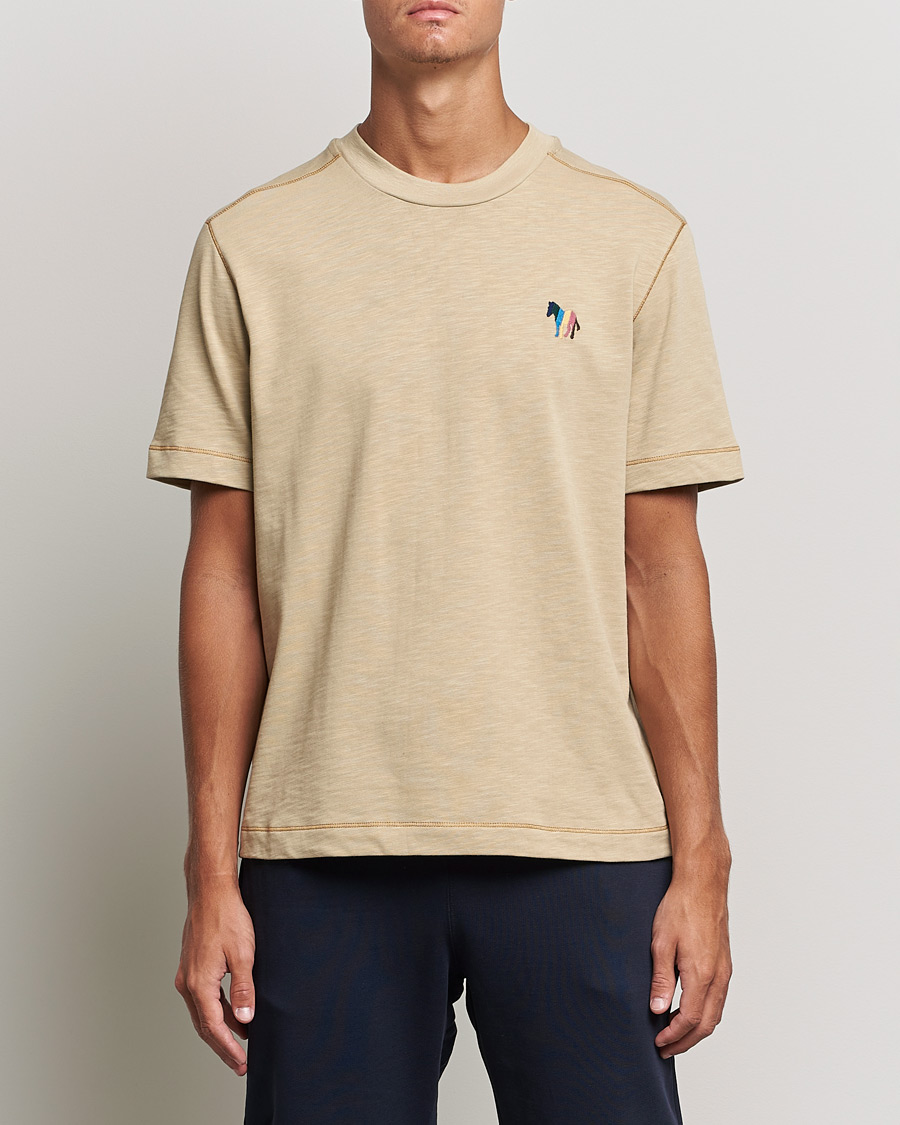 Hombres | Camisetas | PS Paul Smith | Zebra Organic Cotton T-Shirt Sand