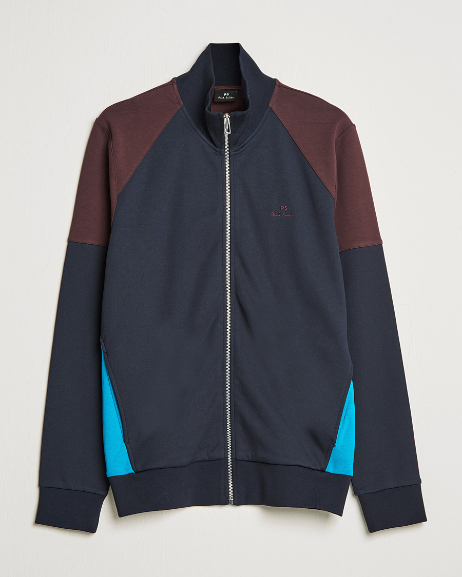Hombres | Jerséis y prendas de punto | PS Paul Smith | Full Zip Sweater Navy