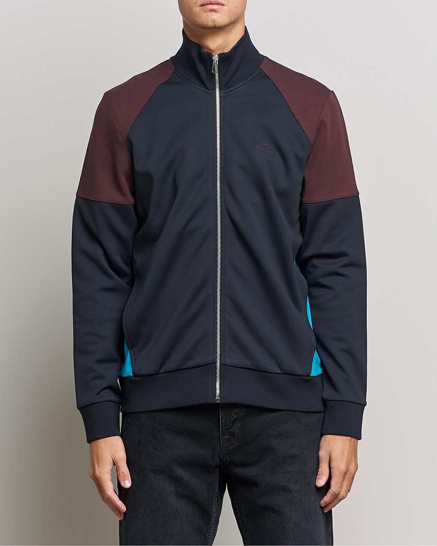 Hombres | Jerséis y prendas de punto | PS Paul Smith | Full Zip Sweater Navy