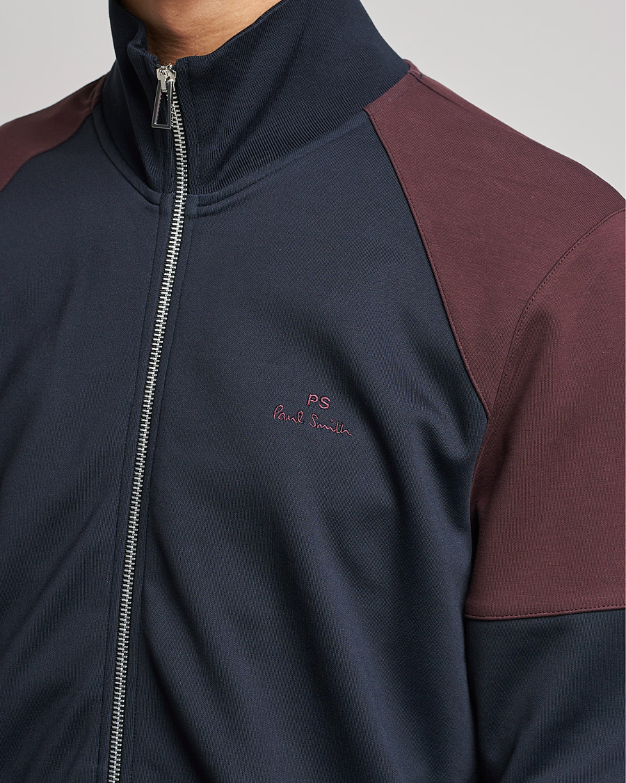 Hombres | Jerséis y prendas de punto | PS Paul Smith | Full Zip Sweater Navy