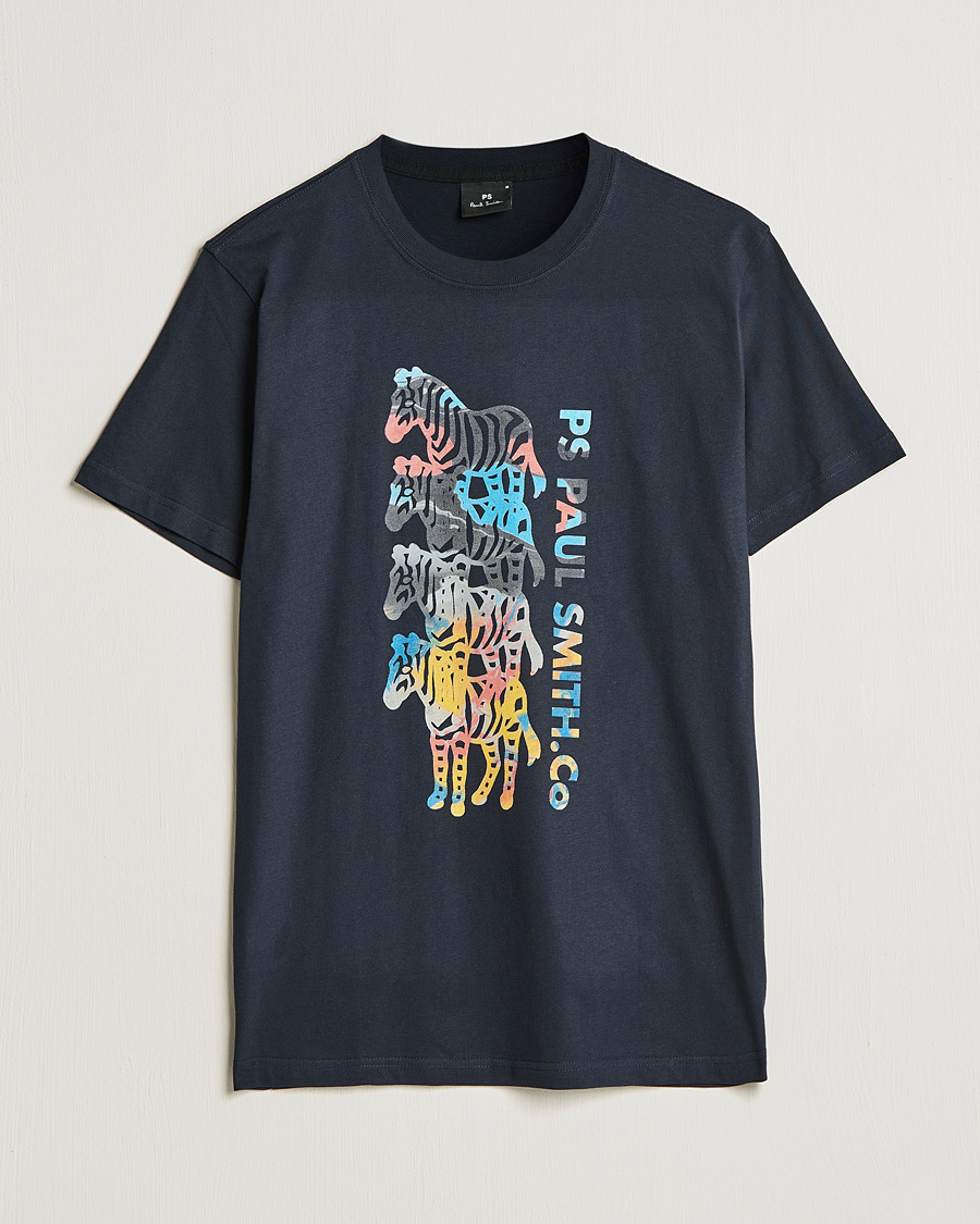 Hombres | Camisetas | PS Paul Smith | Zebra T-Shirt Navy