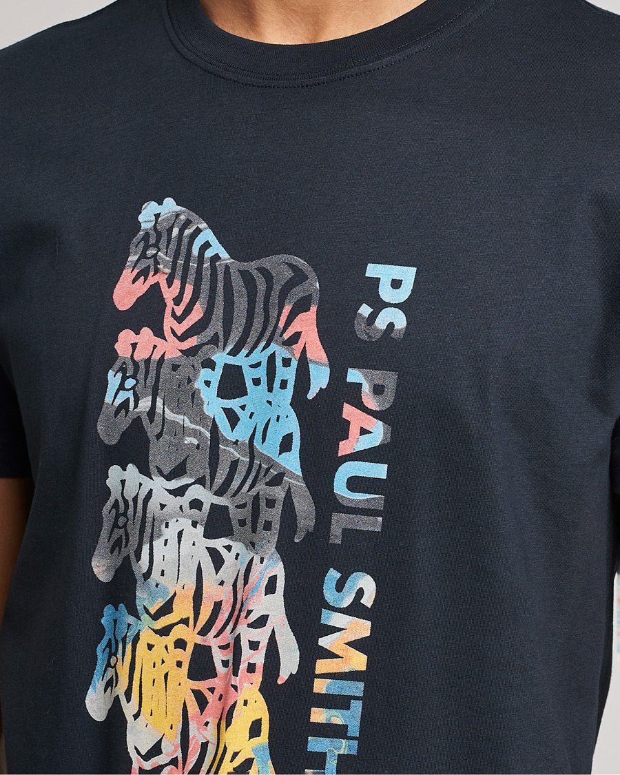 Hombres | Camisetas | PS Paul Smith | Zebra T-Shirt Navy