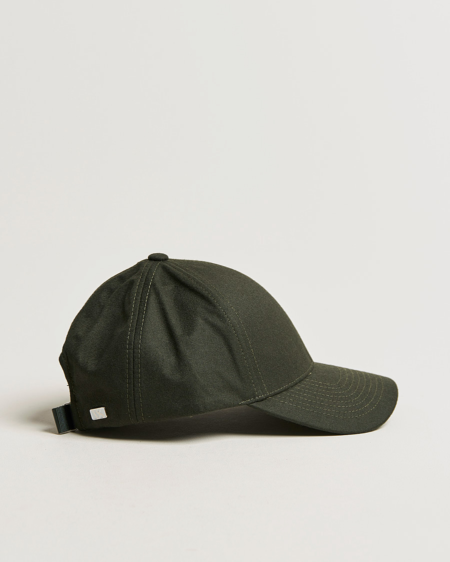 Hombres | Varsity Headwear Wool Tech Baseball Cap Green | Varsity Headwear | Wool Tech Baseball Cap Green