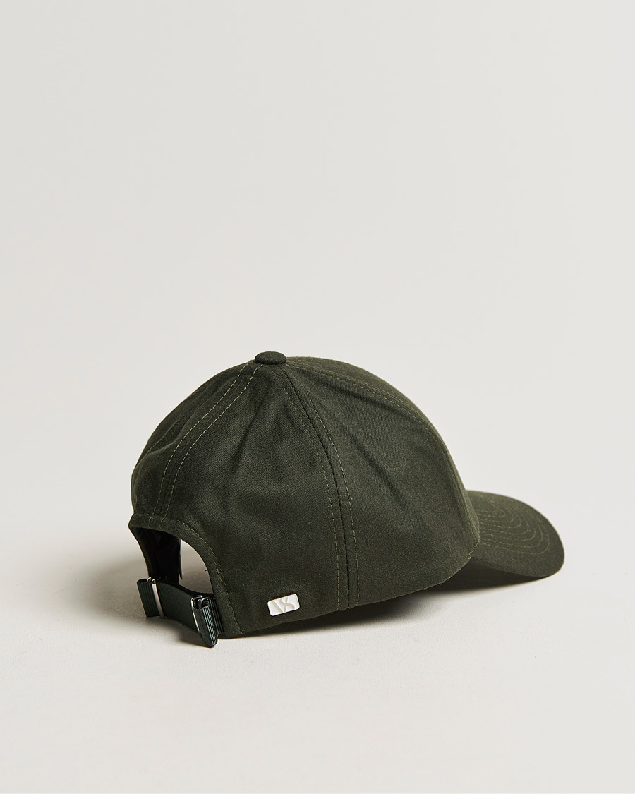 Hombres | Varsity Headwear Wool Tech Baseball Cap Green | Varsity Headwear | Wool Tech Baseball Cap Green
