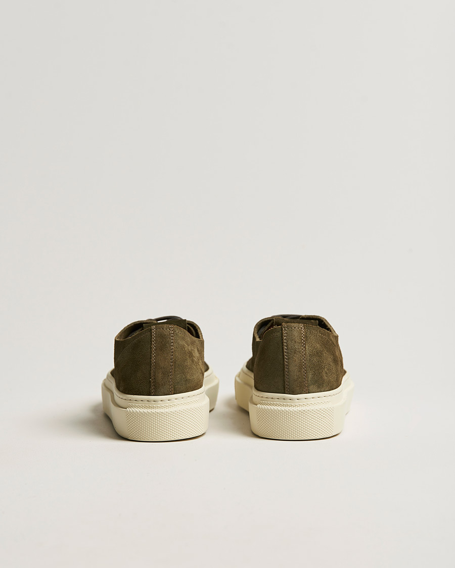 Hombres | Buttero Tanino Suede Sneaker Green | Buttero | Tanino Suede Sneaker Green