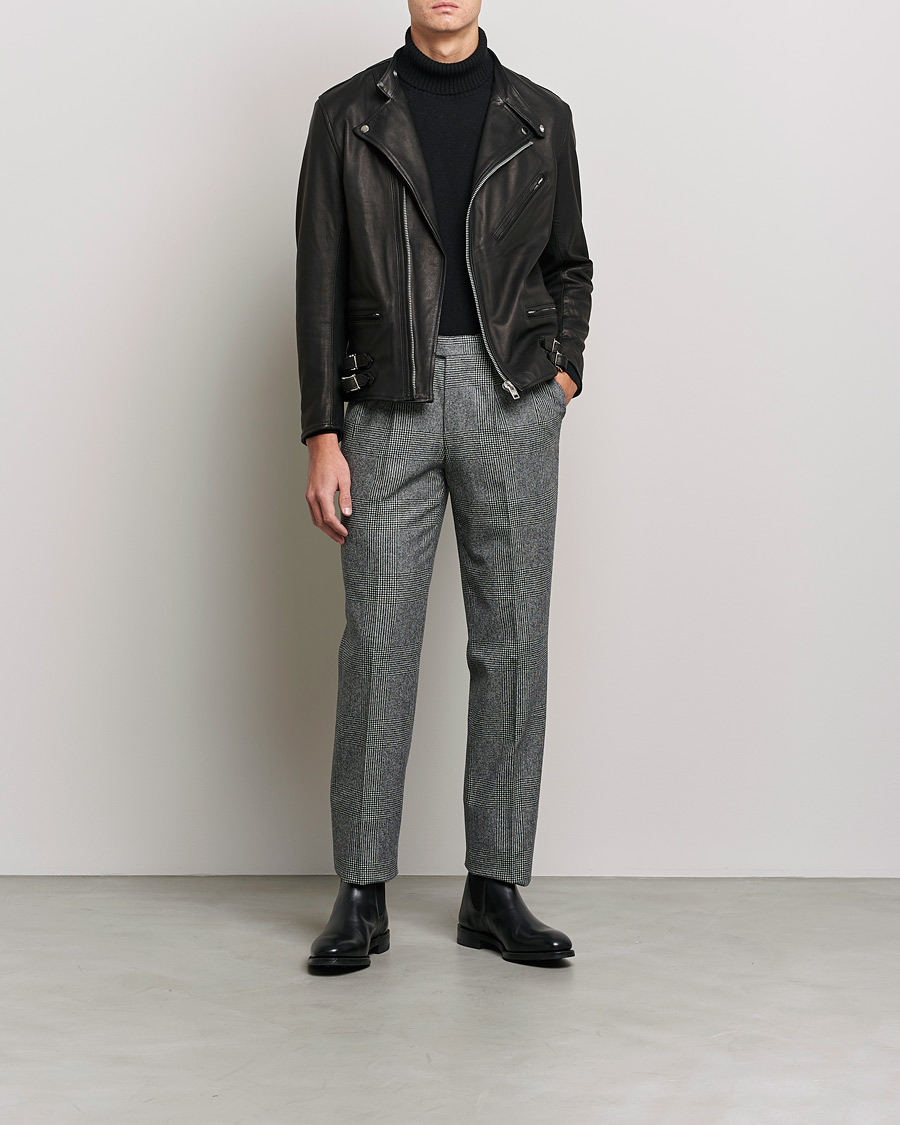 Hombres | Abrigos y chaquetas | Beams F | Riders Leather Jacket Black