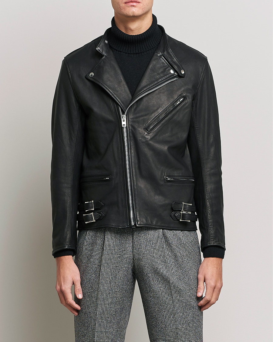 Hombres | Abrigos y chaquetas | Beams F | Riders Leather Jacket Black