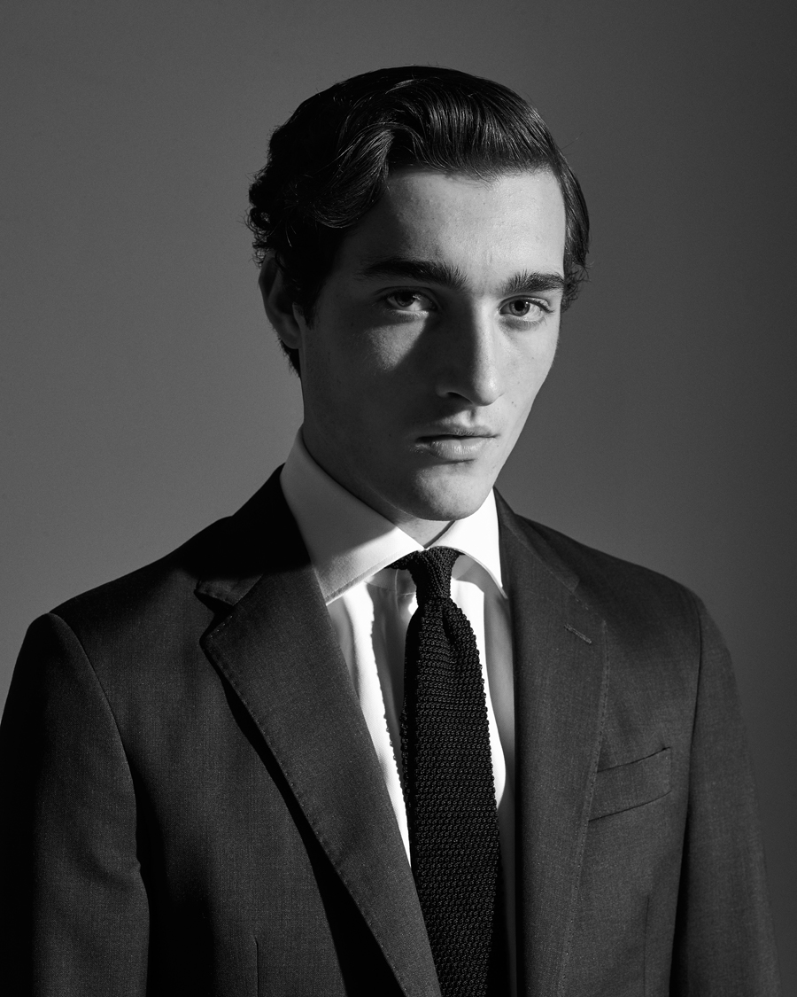 Hombres | Beams F Knitted Silk Tie Black | Beams F | Knitted Silk Tie Black