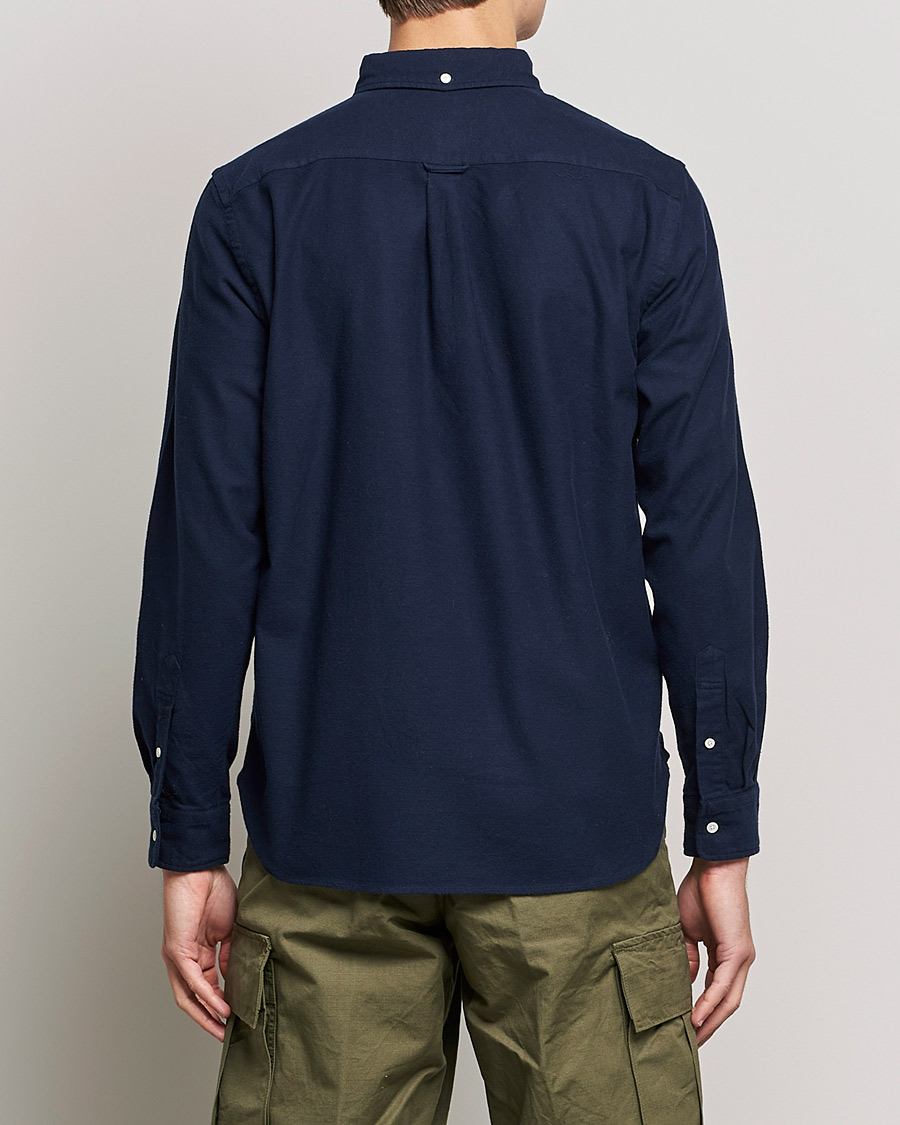 Hombres | Camisas | BEAMS PLUS | Flannel Button Down Shirt Navy