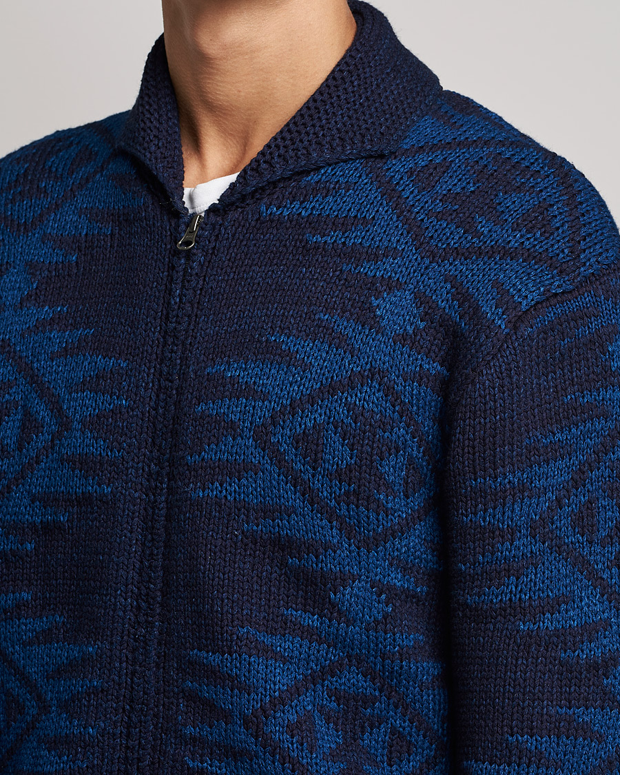 Hombres | Jerséis y prendas de punto | BEAMS PLUS | Cowichan Cardigan Navy