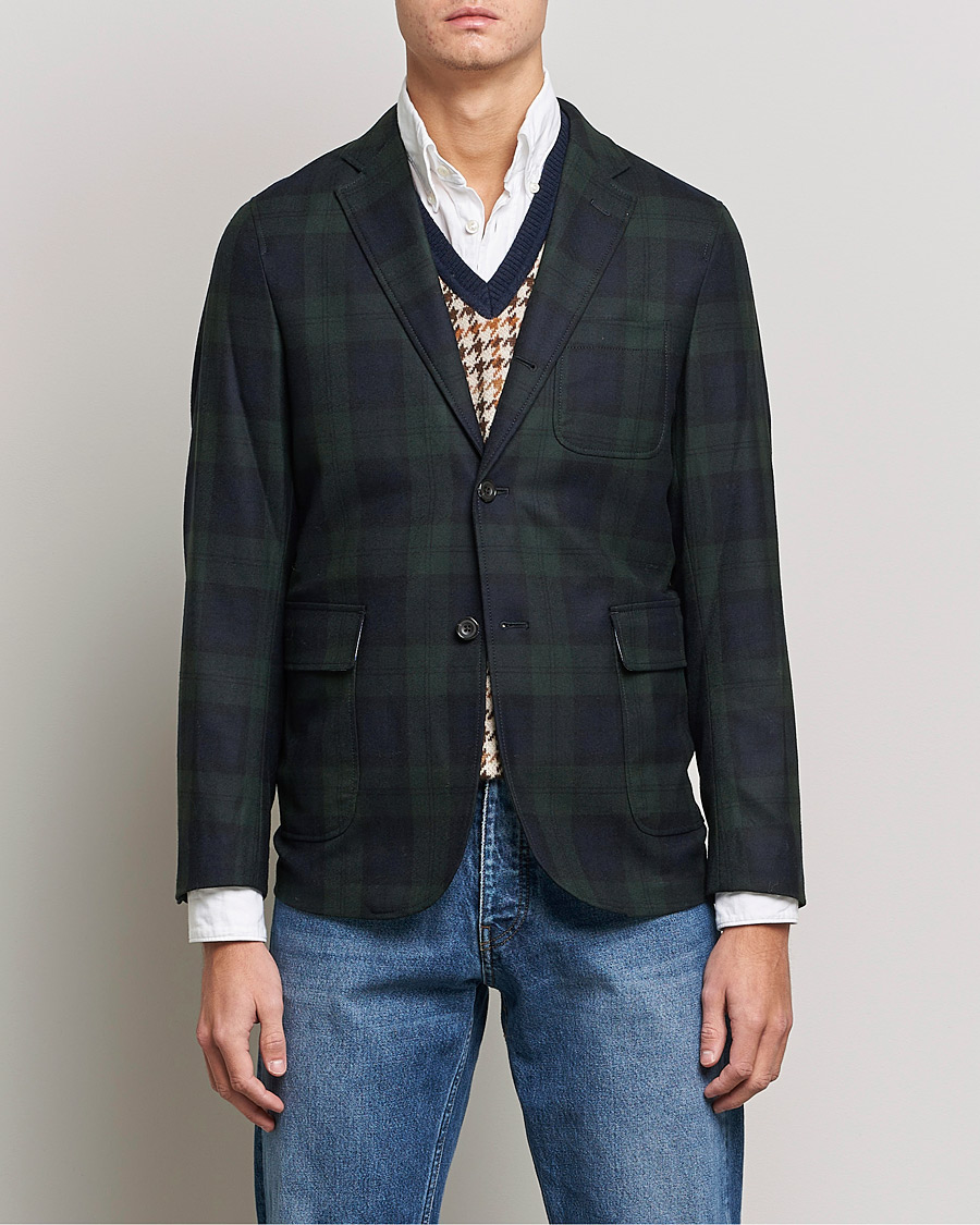 Hombres | Blazers | BEAMS PLUS | Flannel Blazer Blackwatch