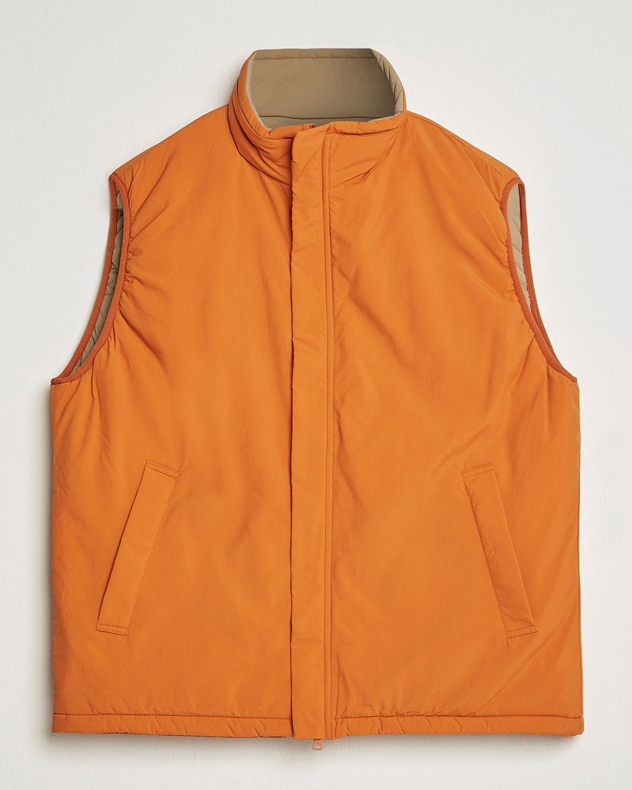 Hombres | Abrigos y chaquetas | BEAMS PLUS | MIL Puffer Vest Orange