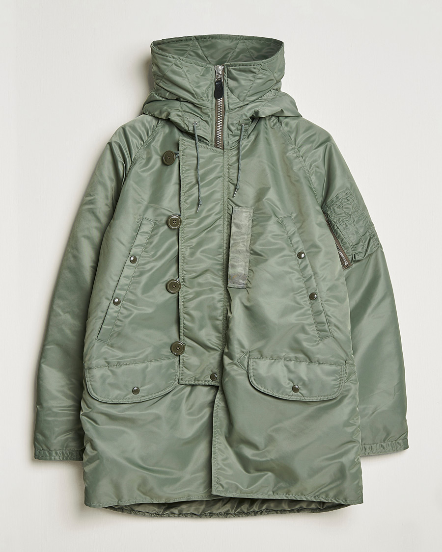 Hombres | Abrigos y chaquetas | BEAMS PLUS | MIL Type N-3B Parka Sage