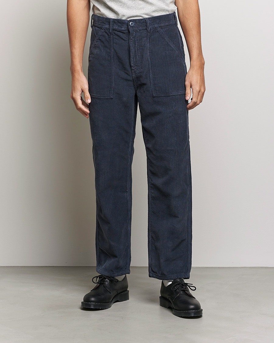 Hombres | Pantalones | Stan Ray | Corduroy Fat Pants Navy