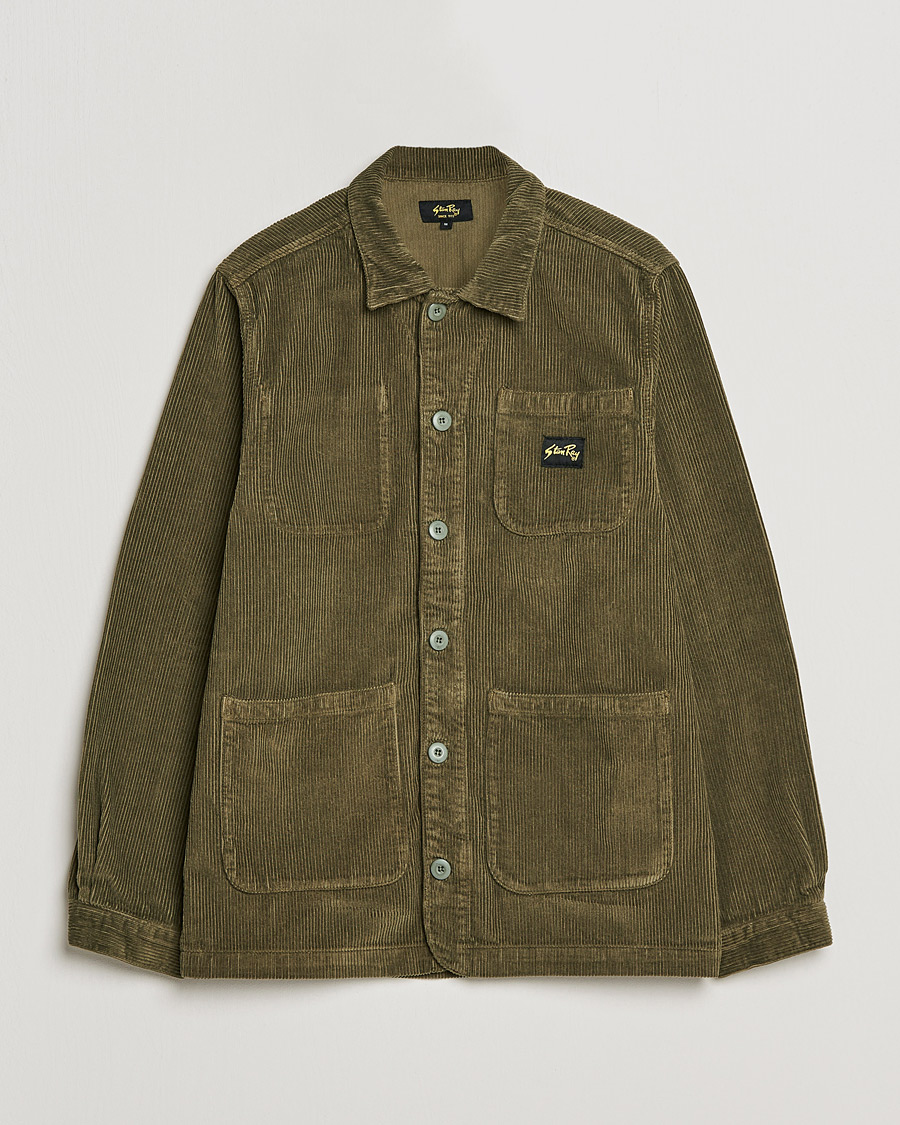 Hombres | Abrigos y chaquetas | Stan Ray | Painters Cord Shirt Jacket Olive