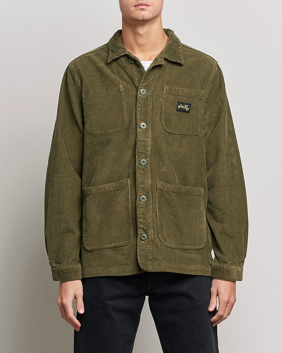 Hombres | Abrigos y chaquetas | Stan Ray | Painters Cord Shirt Jacket Olive