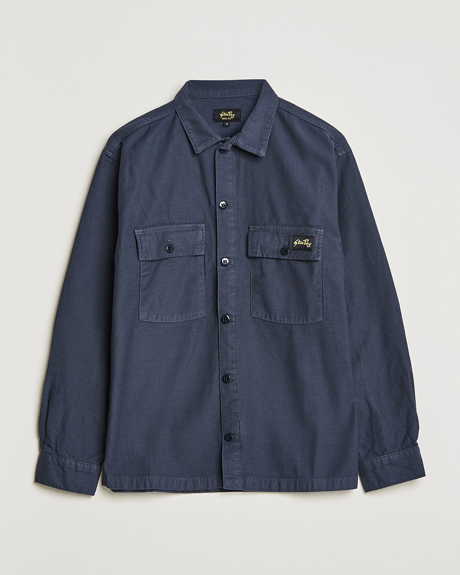 Hombres | Camisas | Stan Ray | CPO Sateen Overshirt Navy