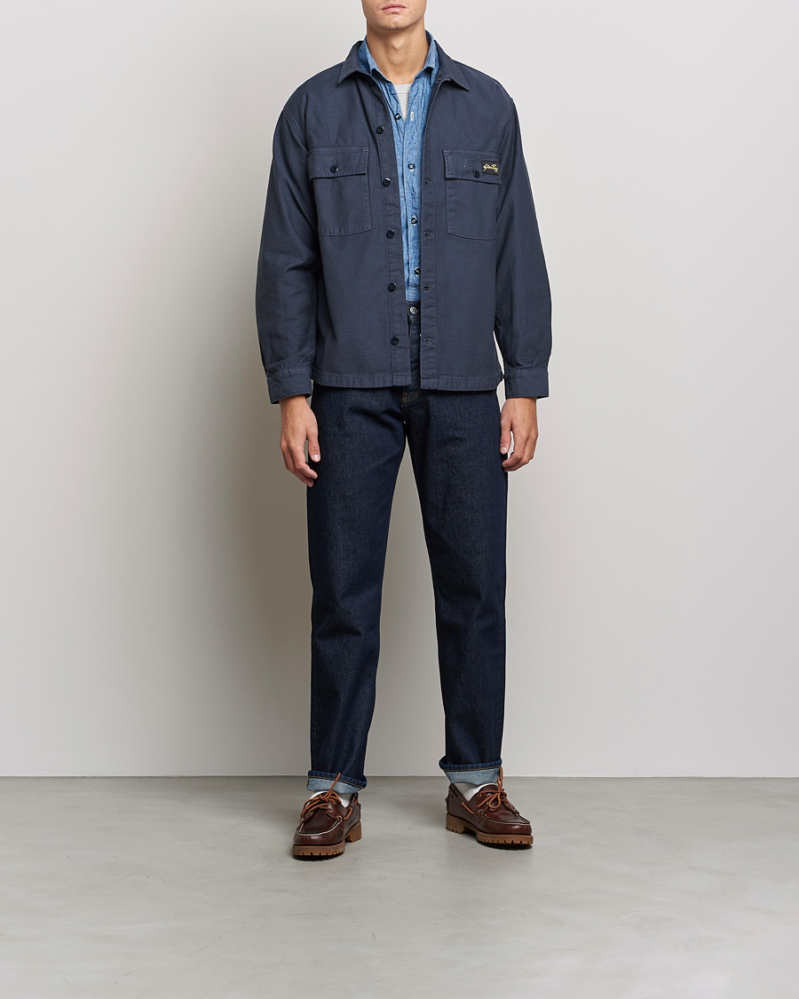 Hombres | Camisas | Stan Ray | CPO Sateen Overshirt Navy