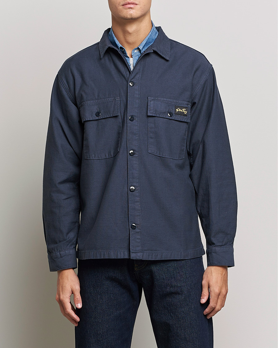 Hombres | Camisas | Stan Ray | CPO Sateen Overshirt Navy