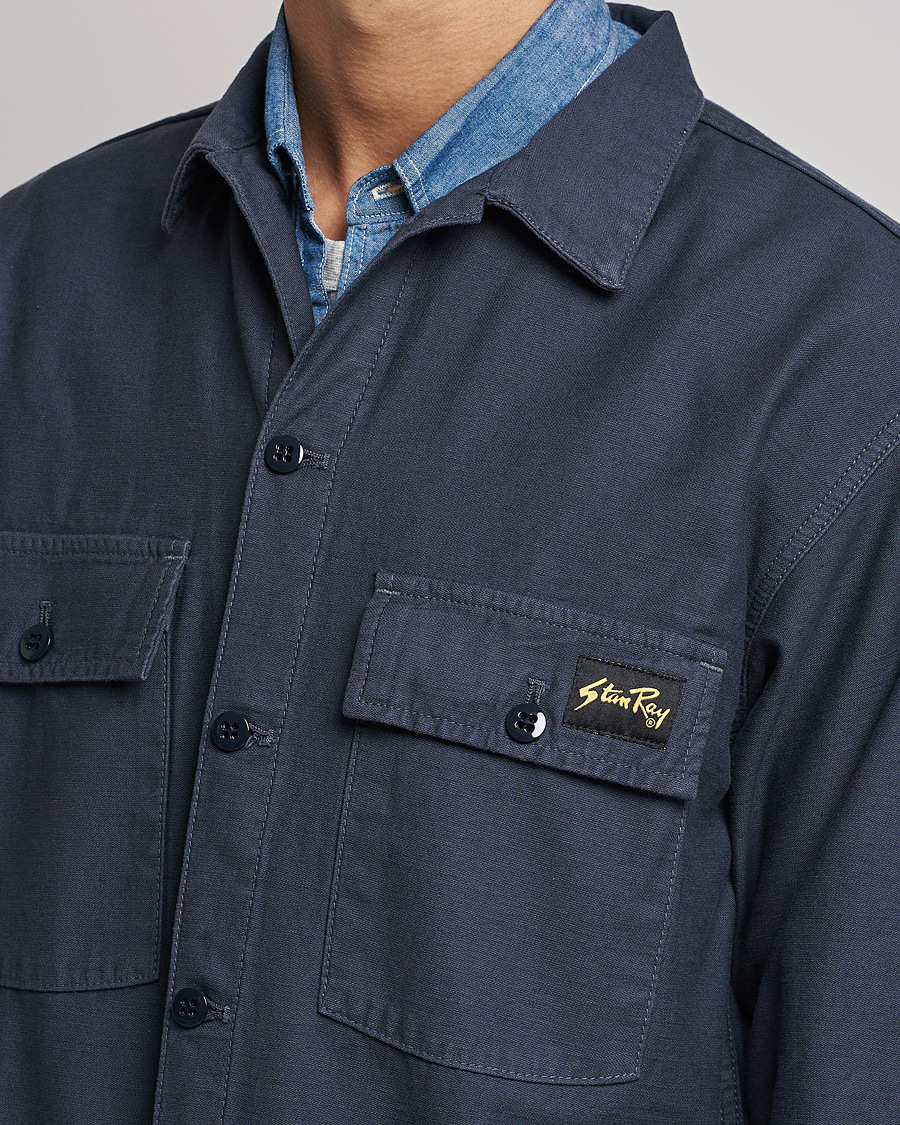 Hombres | Camisas | Stan Ray | CPO Sateen Overshirt Navy