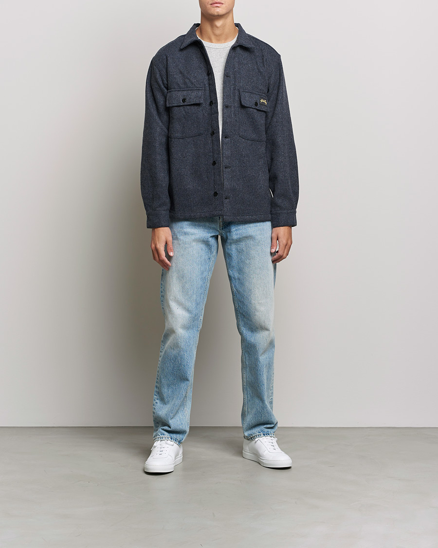 Hombres | Camisas | Stan Ray | CPO Wool Overshirt Mid Grey