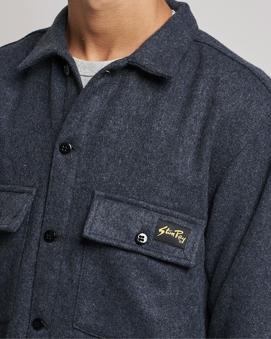 Hombres | Camisas | Stan Ray | CPO Wool Overshirt Mid Grey