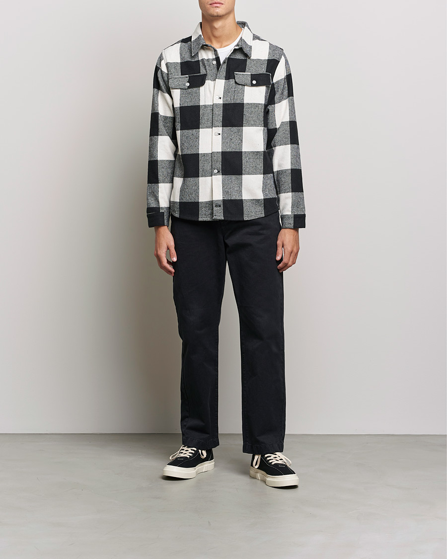 Hombres | Camisas | Stan Ray | Checked Work Shirt Black/Natural