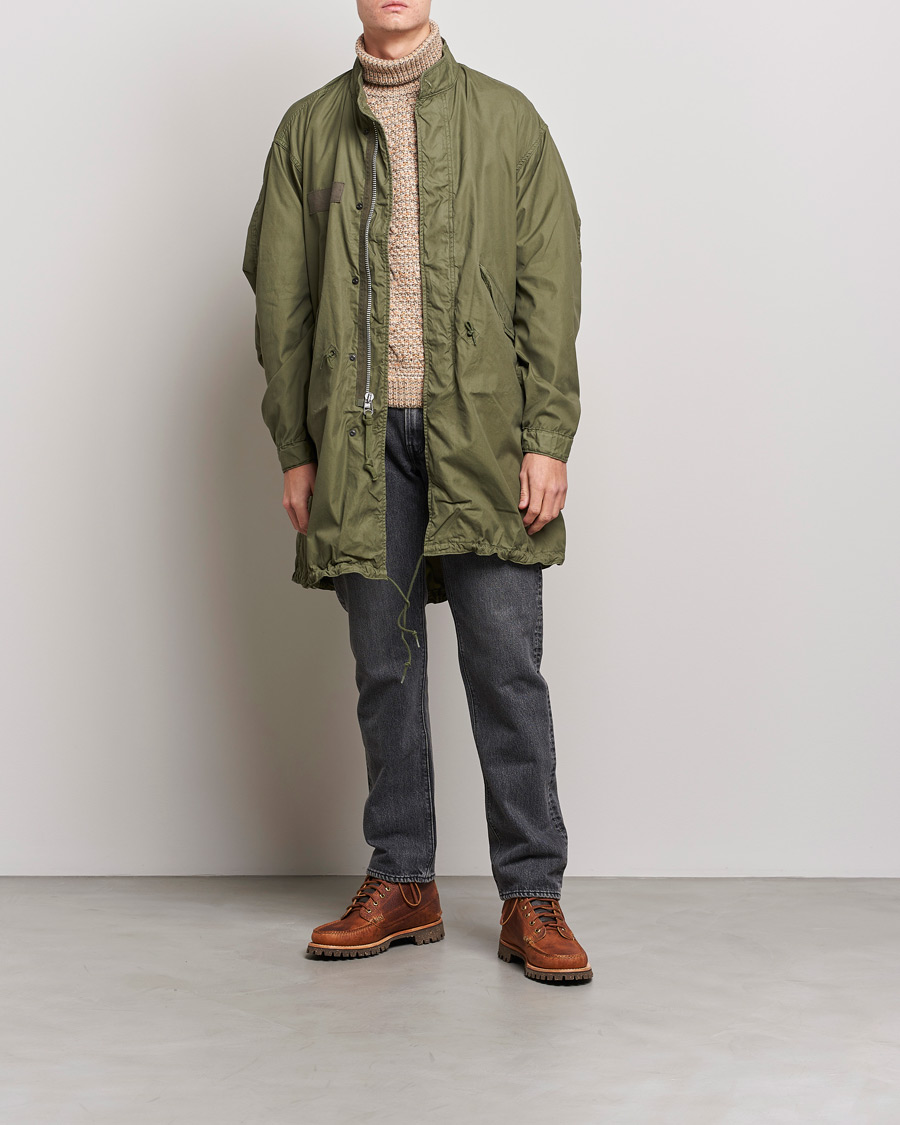 Hombres | Vaqueros | orSlow | Tapered Fit 107 Jeans Black Stone Wash