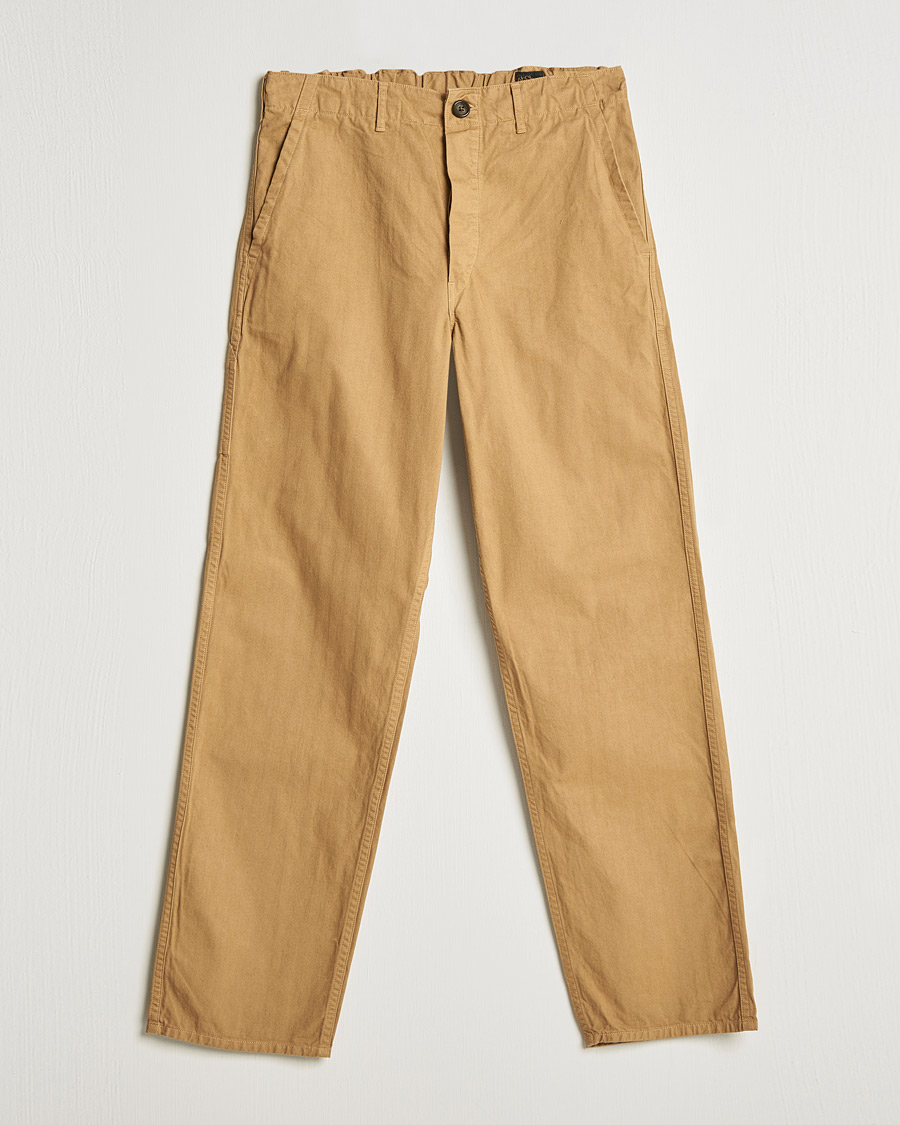 Hombres | Pantalones | orSlow | French Work Pants Khaki