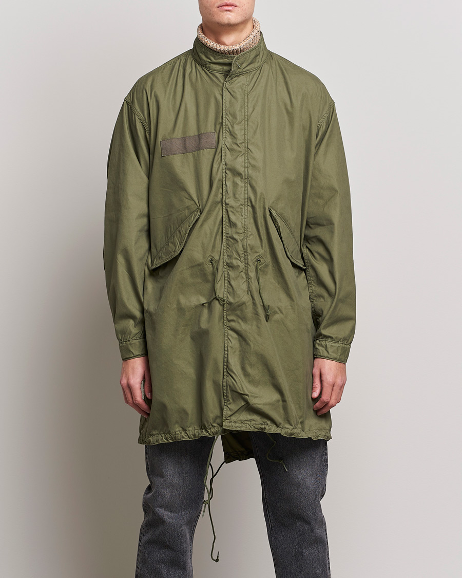 Hombres | Abrigos y chaquetas | orSlow | M-65 Fishtail Coat Army Green