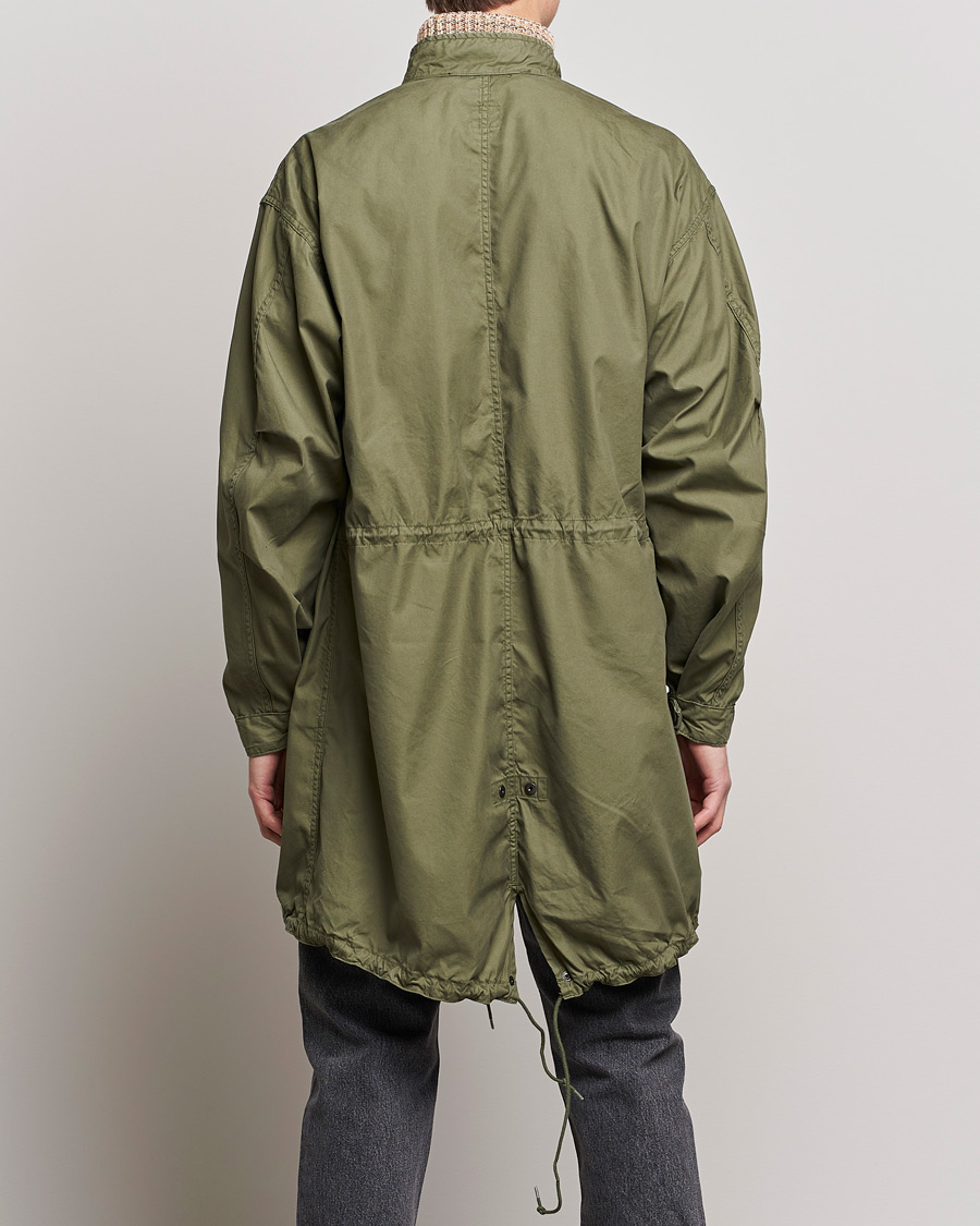 Hombres | Abrigos y chaquetas | orSlow | M-65 Fishtail Coat Army Green