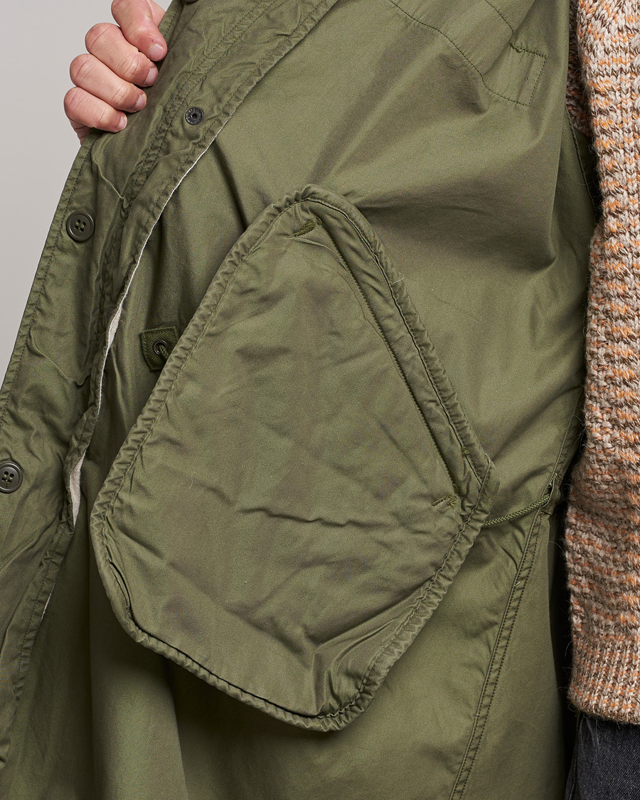 Hombres | Abrigos y chaquetas | orSlow | M-65 Fishtail Coat Army Green
