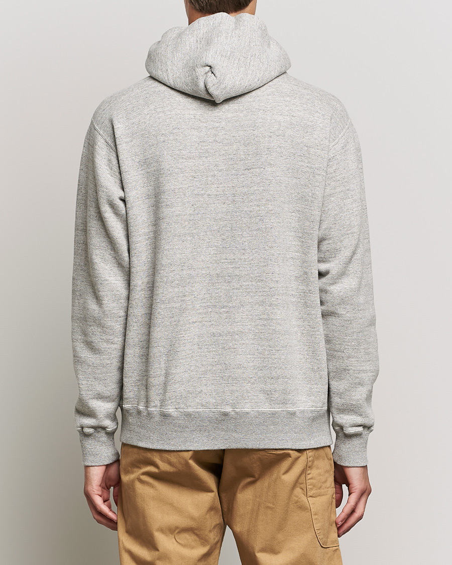Hombres | Jerséis y prendas de punto | orSlow | Loop Wheel Hooded Sweatshirt Heather Grey