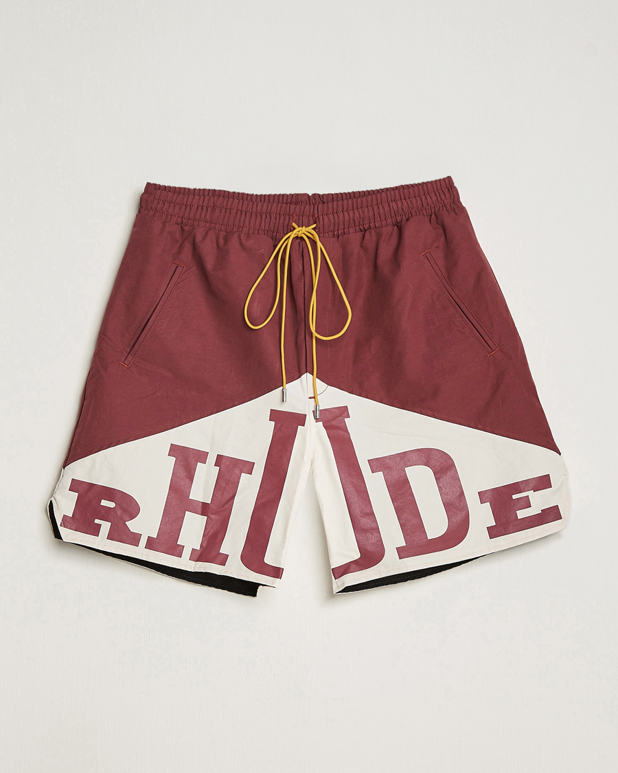 Hombres | Pantalones cortos | Rhude | Yachting Shorts Red/White