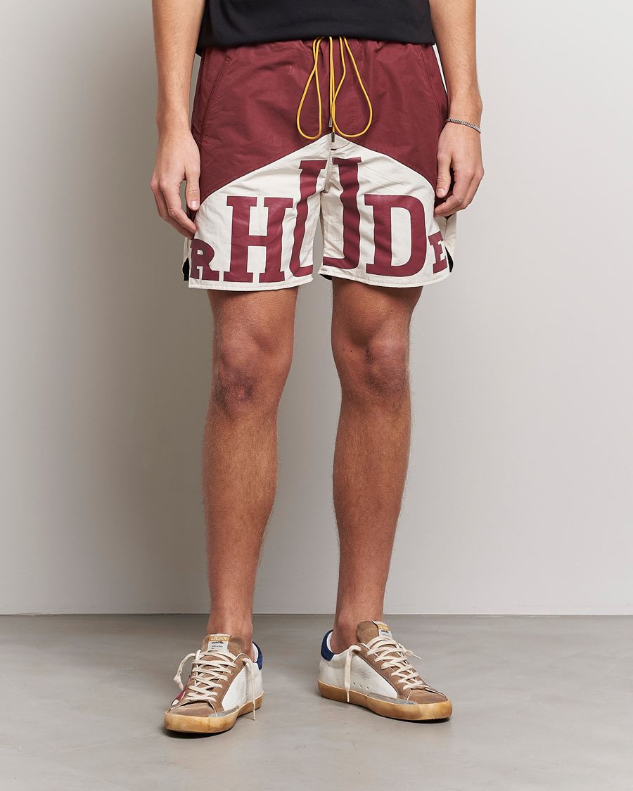 Hombres | Pantalones cortos | Rhude | Yachting Shorts Red/White